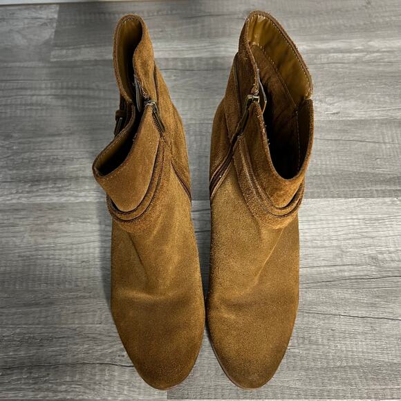 Sam Edelman Brown Suede Lynne Ankle Boots Booties Western Women's 10 - Picture 4 of 9